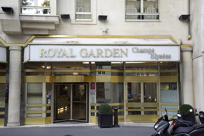 فندق رويال جاردن الشانزليزيه باريس