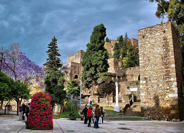 قلعة قصبة في ملقا اسبانيا